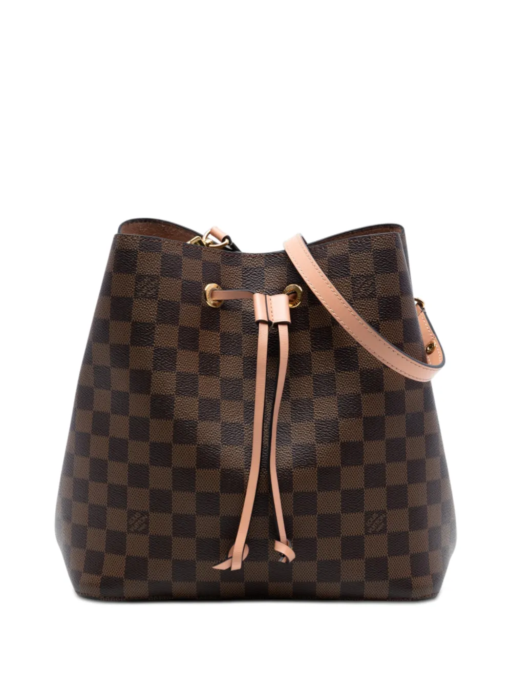 Louis Vuitton Pre-Owned 2019 Damier Ebene NeoNoe MM bucket bag - Marrone
