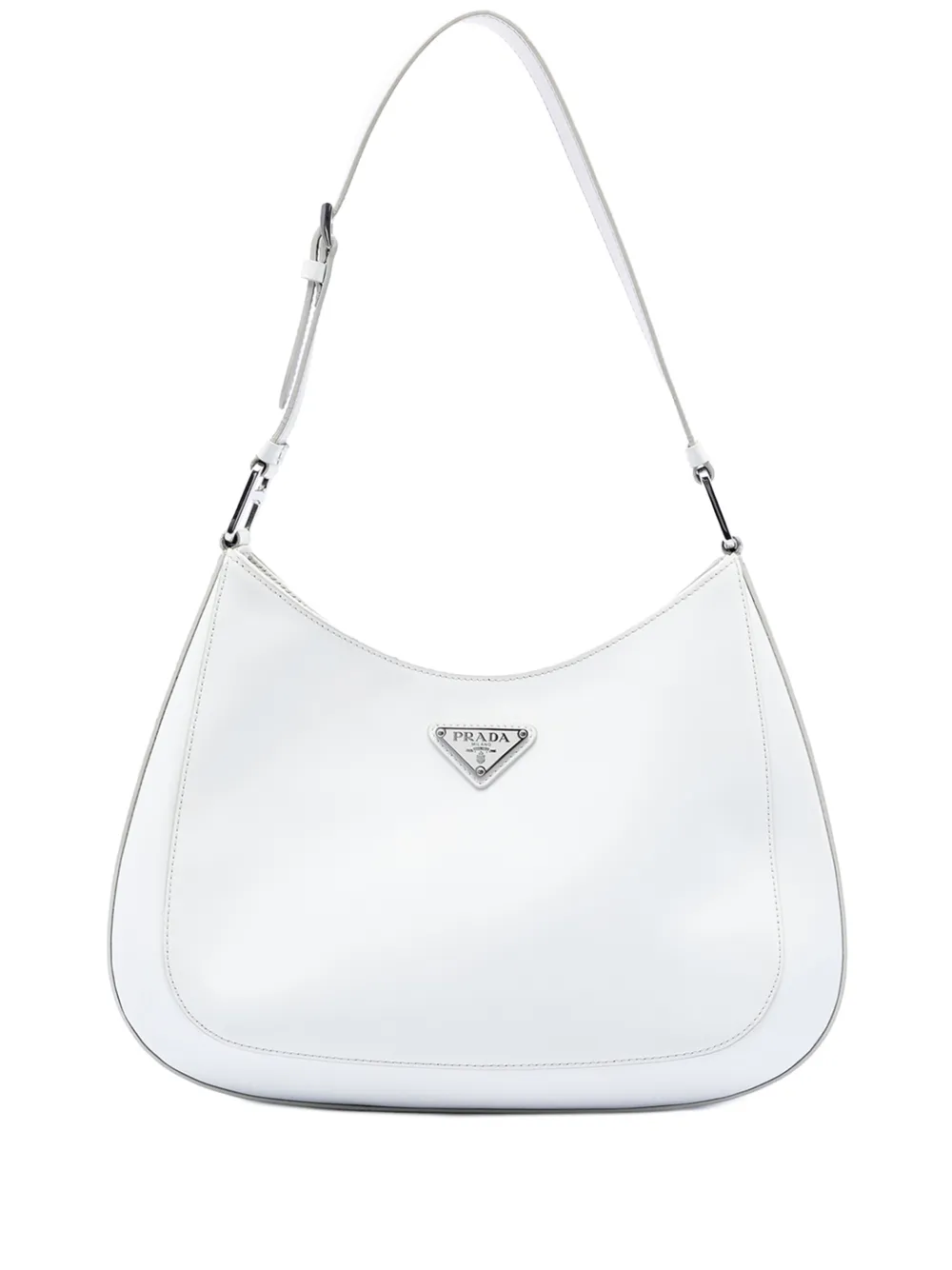 Prada Pre-Owned 2013-2025 Spazzolato Cleo shoulder bag - Bianco