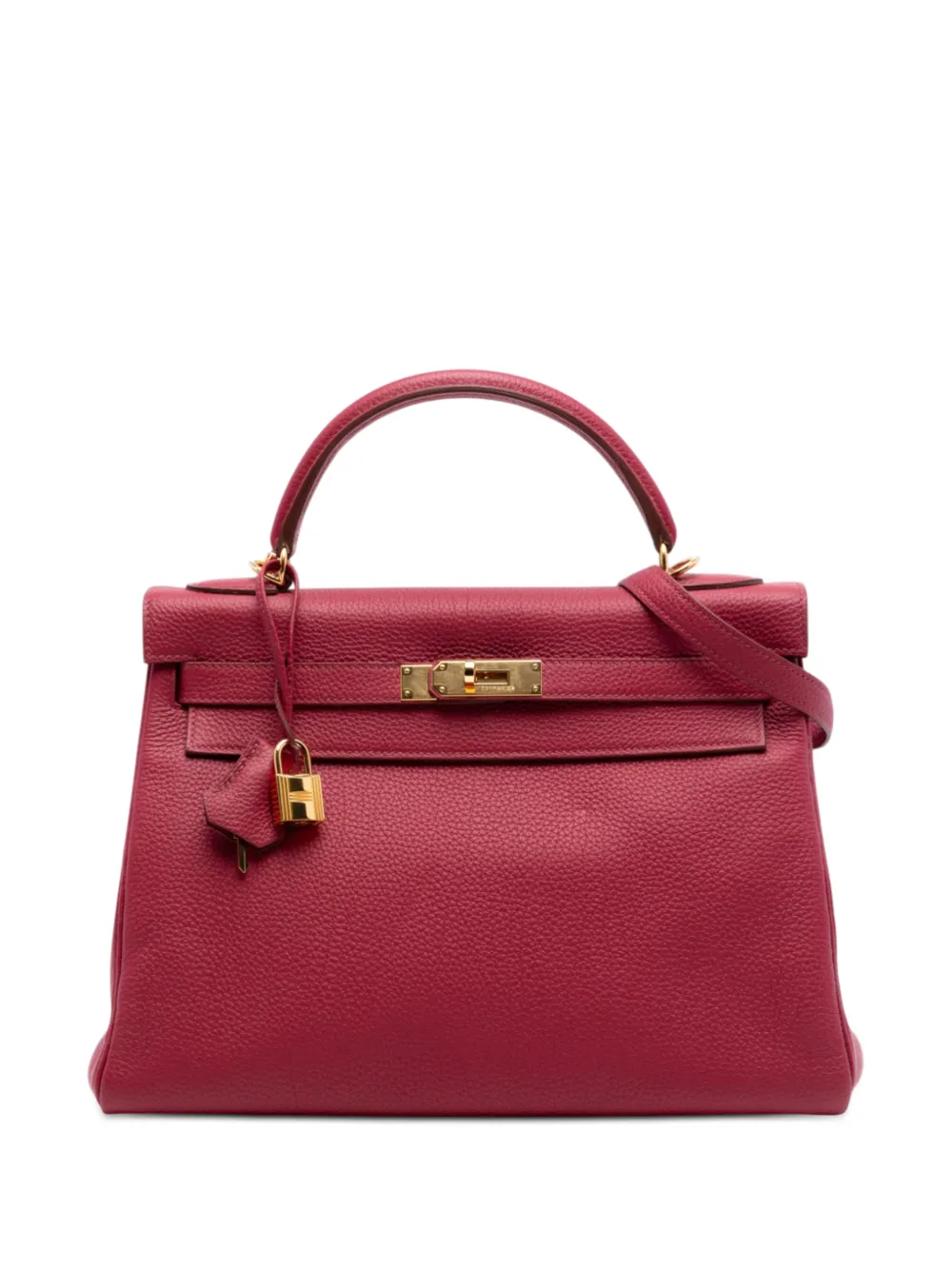 Hermès Pre-Owned 2015 Togo Kelly II Retourne 32 satchel - Rot
