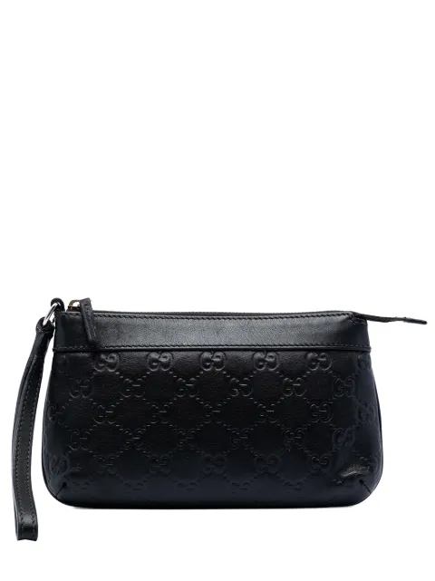 Gucci Pre-Owned 2000-2015 Guccissima New Britt Wristlet pouch