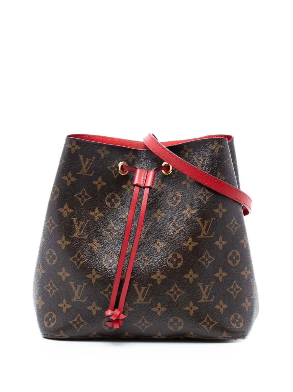 Louis Vuitton Pre-Owned 2018 Monogram Neonoe MM bucket bag - Marrone