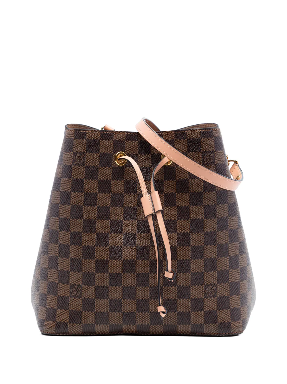 Louis Vuitton Pre-Owned 2019 Damier Ebene NeoNoe MM bucket bag - Marrone