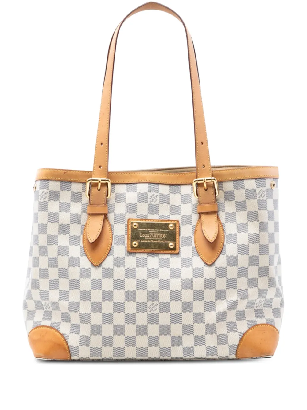 Louis Vuitton Pre-Owned 2009 Damier Azur Hampstead MM tote bag - Weiß