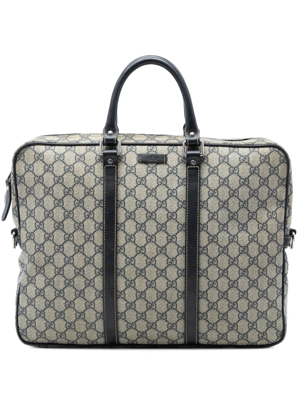 Gucci Pre-Owned 2016-2025 GG Supreme business bag - Nero