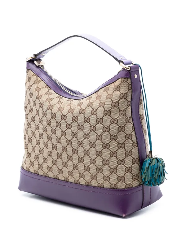 Gucci Pre-Owned 2016-2026 GGキャンバス チアー ホーボーバッグ
