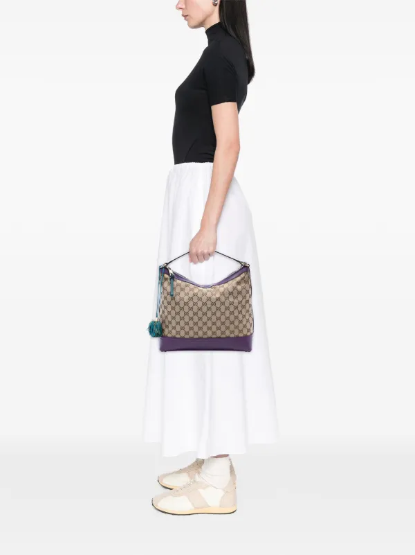 Gucci Pre-Owned 2016-2026 GGキャンバス チアー ホーボーバッグ