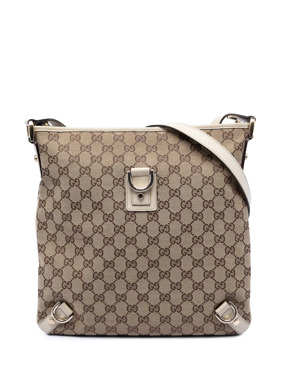 Gucci Pre-Owned 2000-2015 GG Canvas Abbey D Ring crossbody bag - Toni neutri