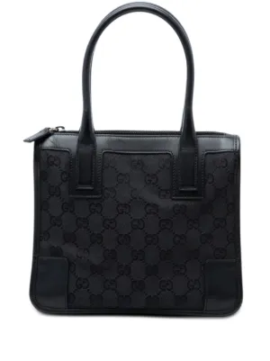 Gucci Pre-Owned 20th Century GG Canvas Tote Bag | Black | FARFETCH ZA