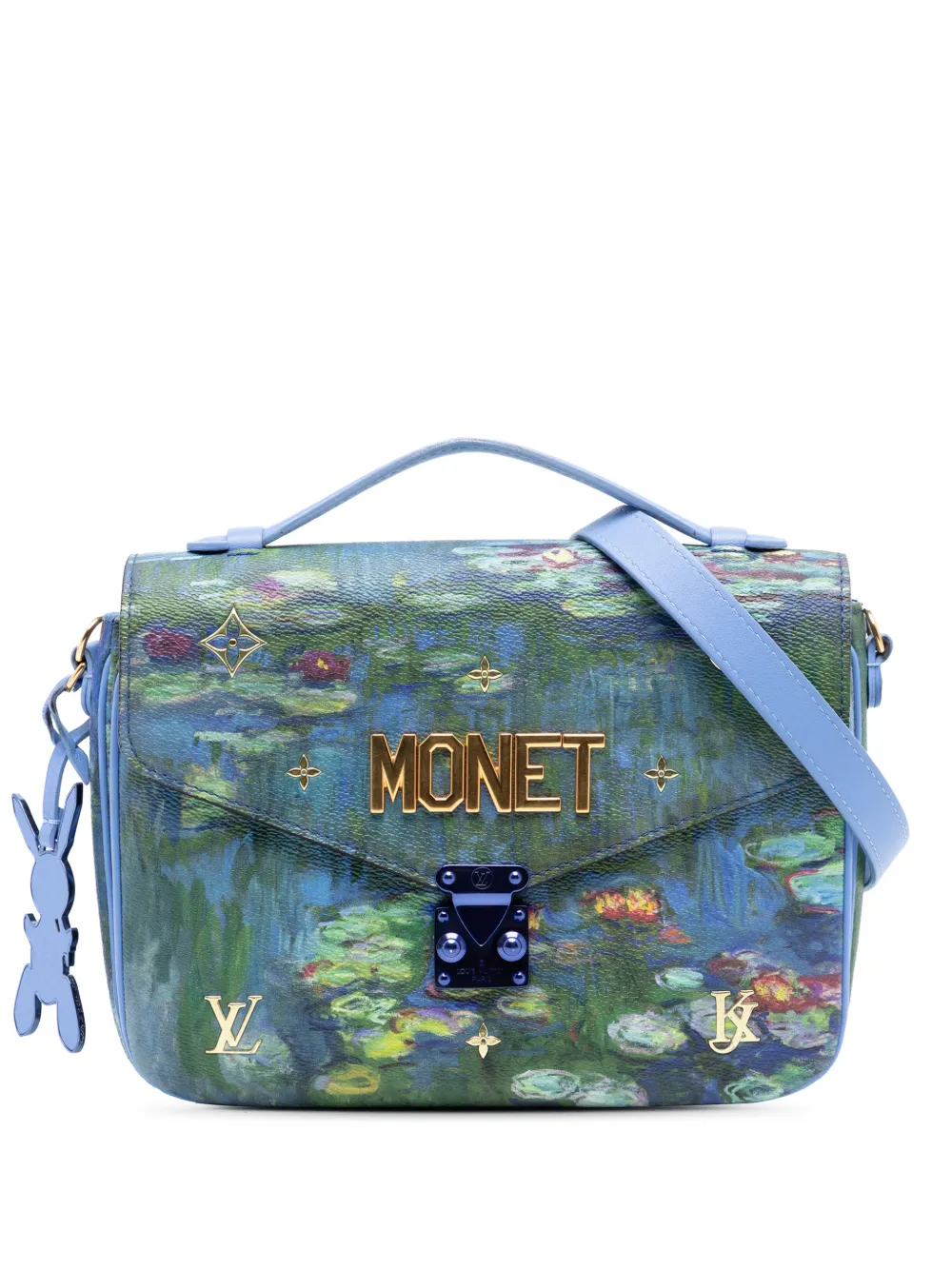 Louis Vuitton Pre-Owned 2017 Jeff Koons Masters Collection Monet Pochette Metis satchel - Blu