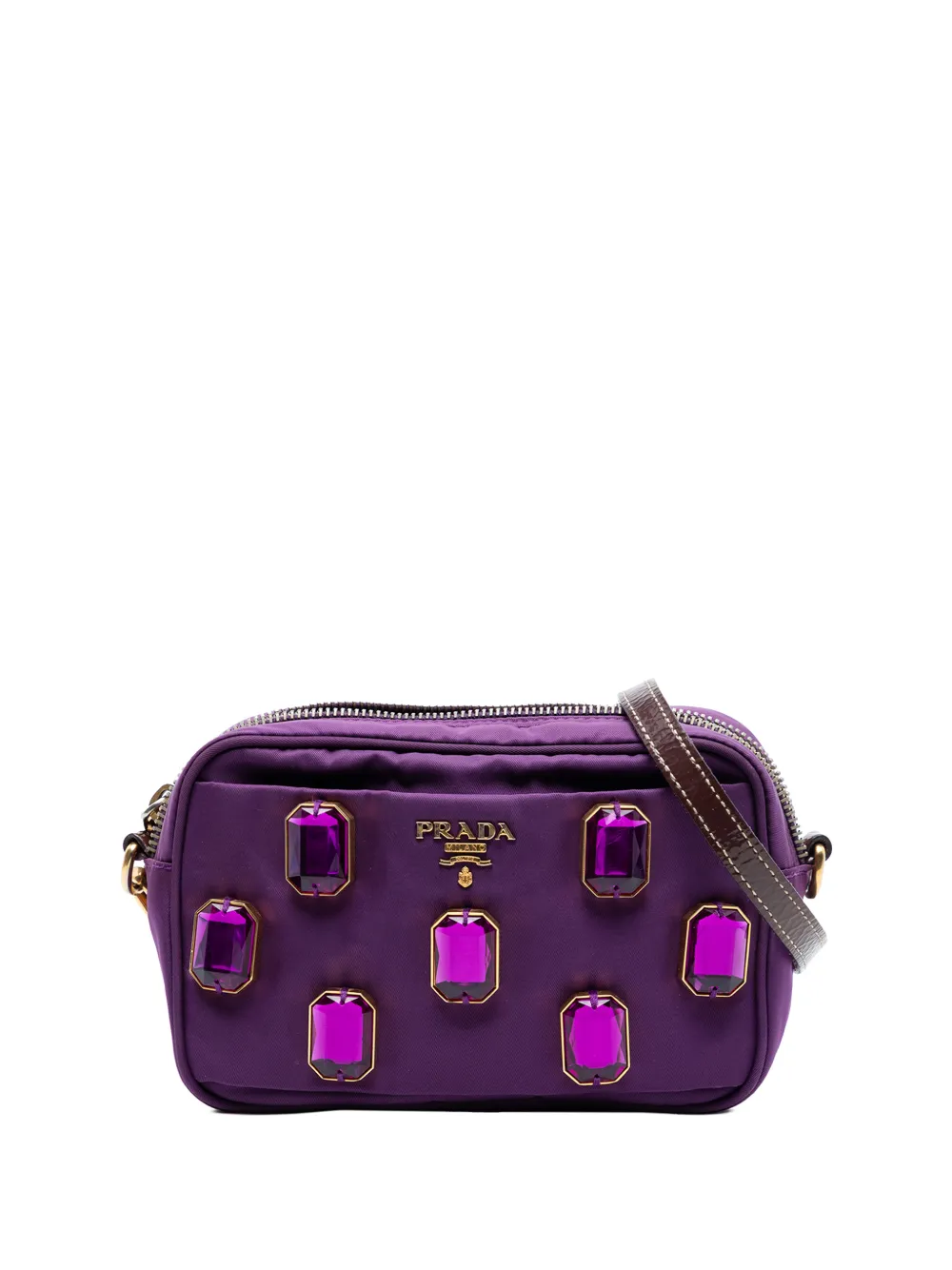Prada Pre-Owned 2000-2025 Tessuto Pietre Camera Bag crossbody bag - Purple