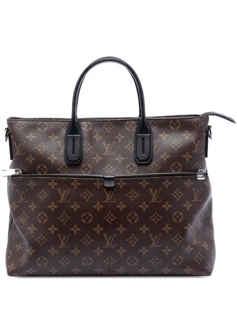 Louis Vuitton Pre-Owned 2015 Monogram Macassar 7 Days A Week satchel