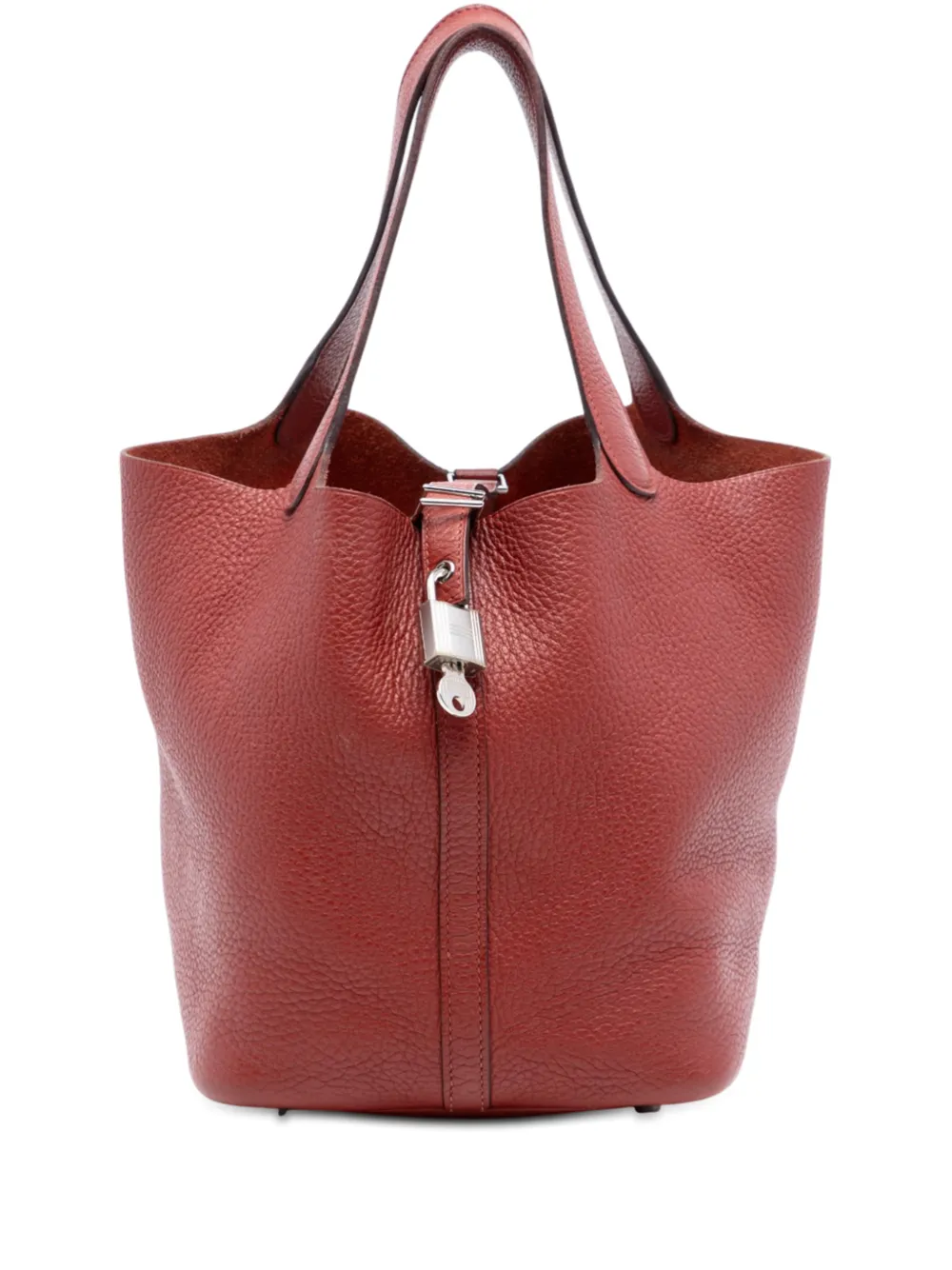 Hermès Pre-Owned 2009 Clemence Picotin Lock 22 handbag - Rosso