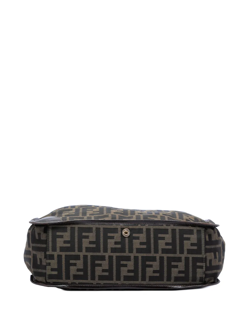 Fendi Pre-owned 2000-2025 Zucca Canvas Shopping Tote Bag in Brown, view 4