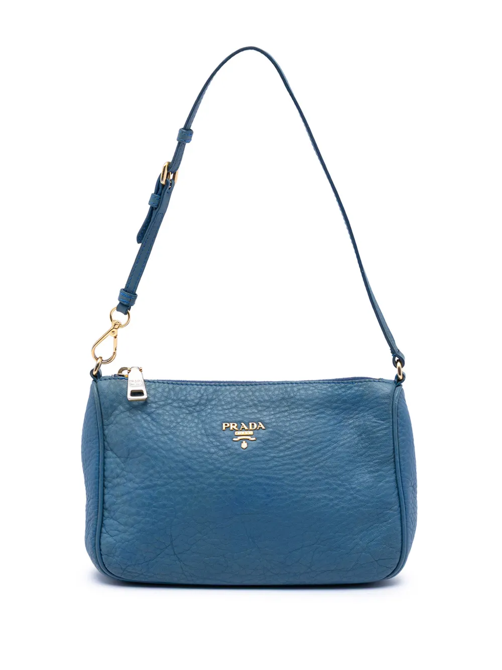 Prada Pre-Owned 2000-2012 Vitello Daino Pochette shoulder bag - Blu