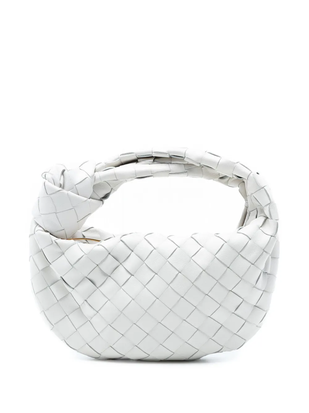Bottega Veneta Pre-Owned 2012-2205 Mini Nappa Intrecciato Jodie hobo bag - Bianco