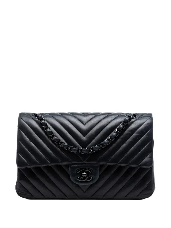 CHANEL Pre-Owned 2015-2016 ミディアム クラシック シェブロン 