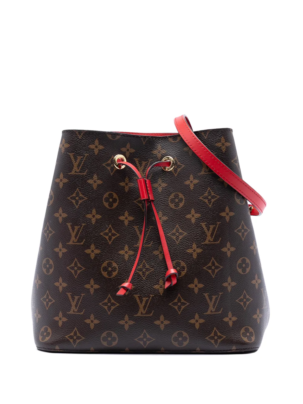 Louis Vuitton Pre-Owned 2019 Monogram Neonoe MM bucket bag - Braun