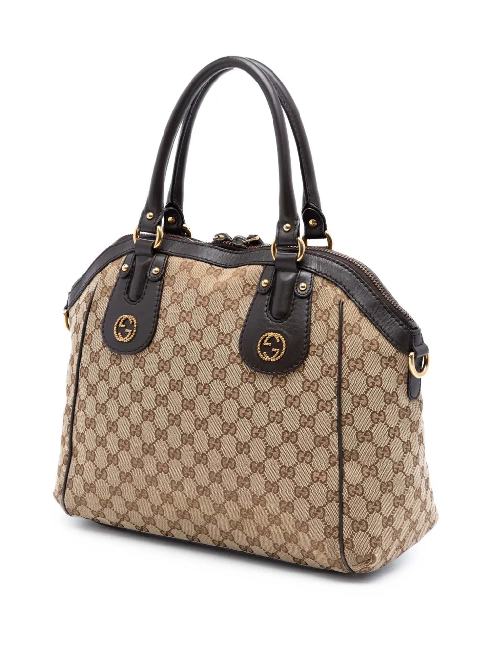 Gucci Pre-Owned 2016-2026 ミディアム GGキャンバス スカーレット