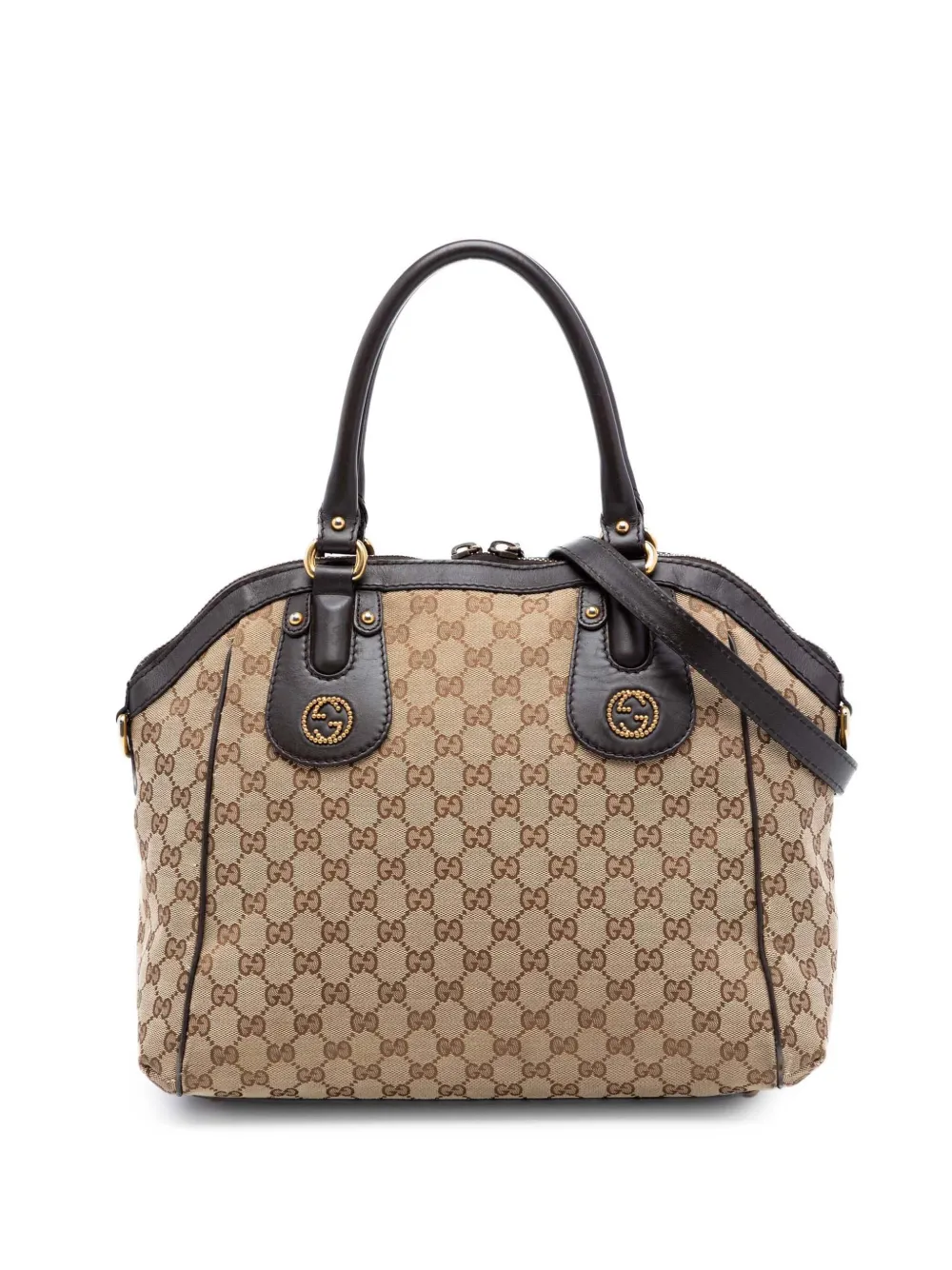 Gucci Pre-Owned 2016-2026 Medium GG Canvas Scarlett satchel - Neutrals