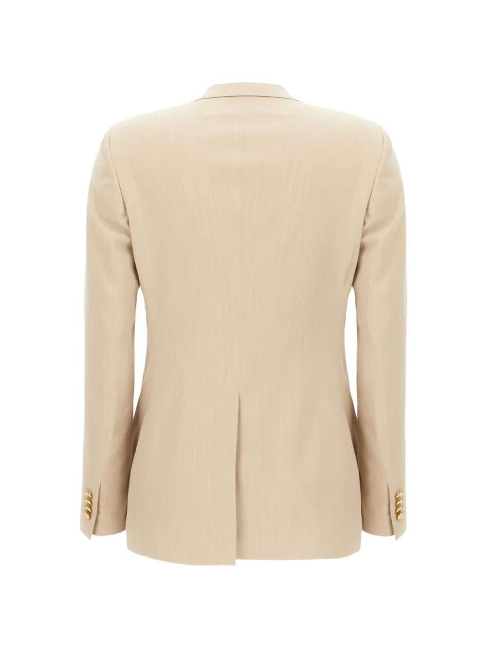 Tagliatore Blazer met krijtstreep en dubbele rij knopen Beige