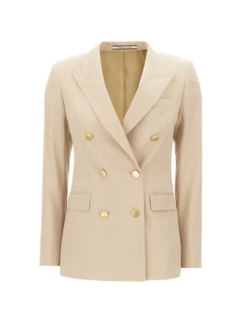 Tagliatore blazer con doble botonadura y motivo de rayas diplomáticas
