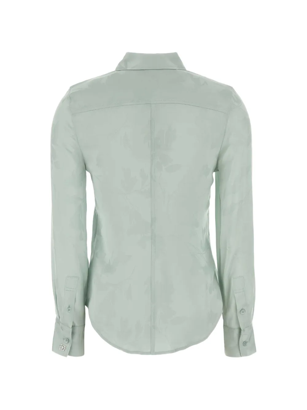 Calvin Klein Overhemd met bloemenjacquard Groen