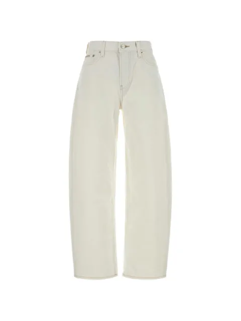 Calvin Klein white barrel jeans