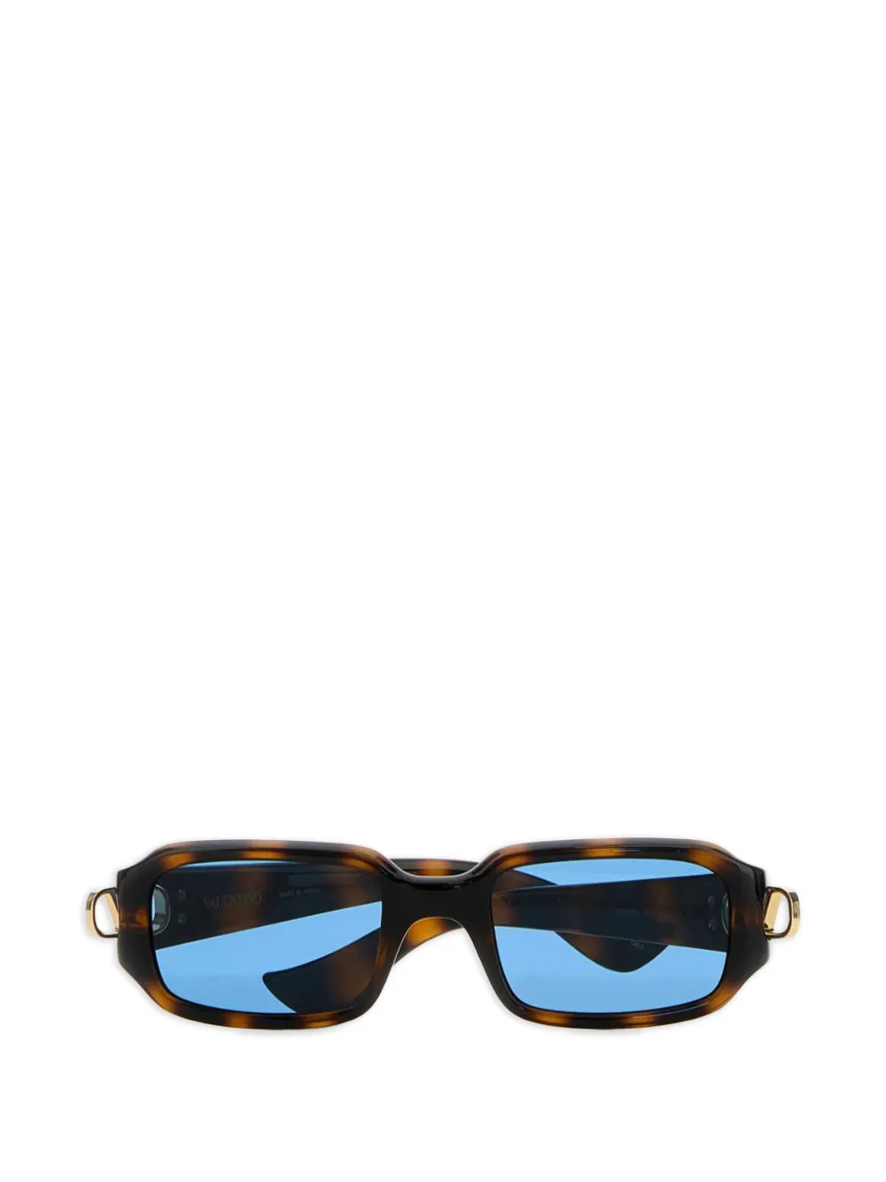 VALENTINO GARAVANI EYEWEAR rectangle-frame sunglasses - Marrone