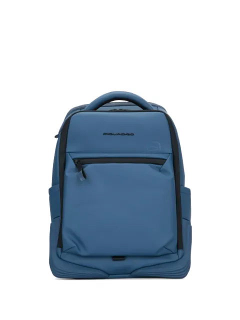 PIQUADRO logo-lettering expandable backpack