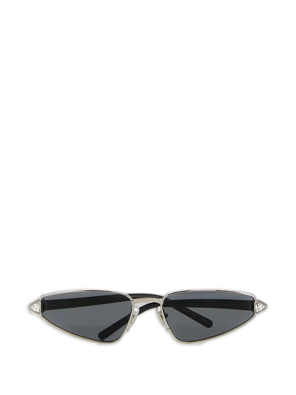 VALENTINO GARAVANI EYEWEAR stud-embellished cat-eye sunglasses - Argento