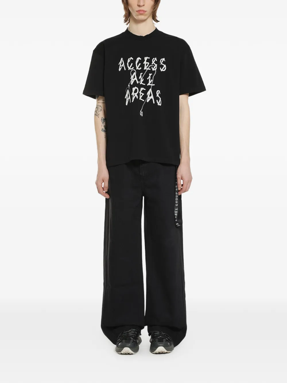 44 LABEL GROUP AAA 그래픽 프린트 티셔츠 | 티셔츠