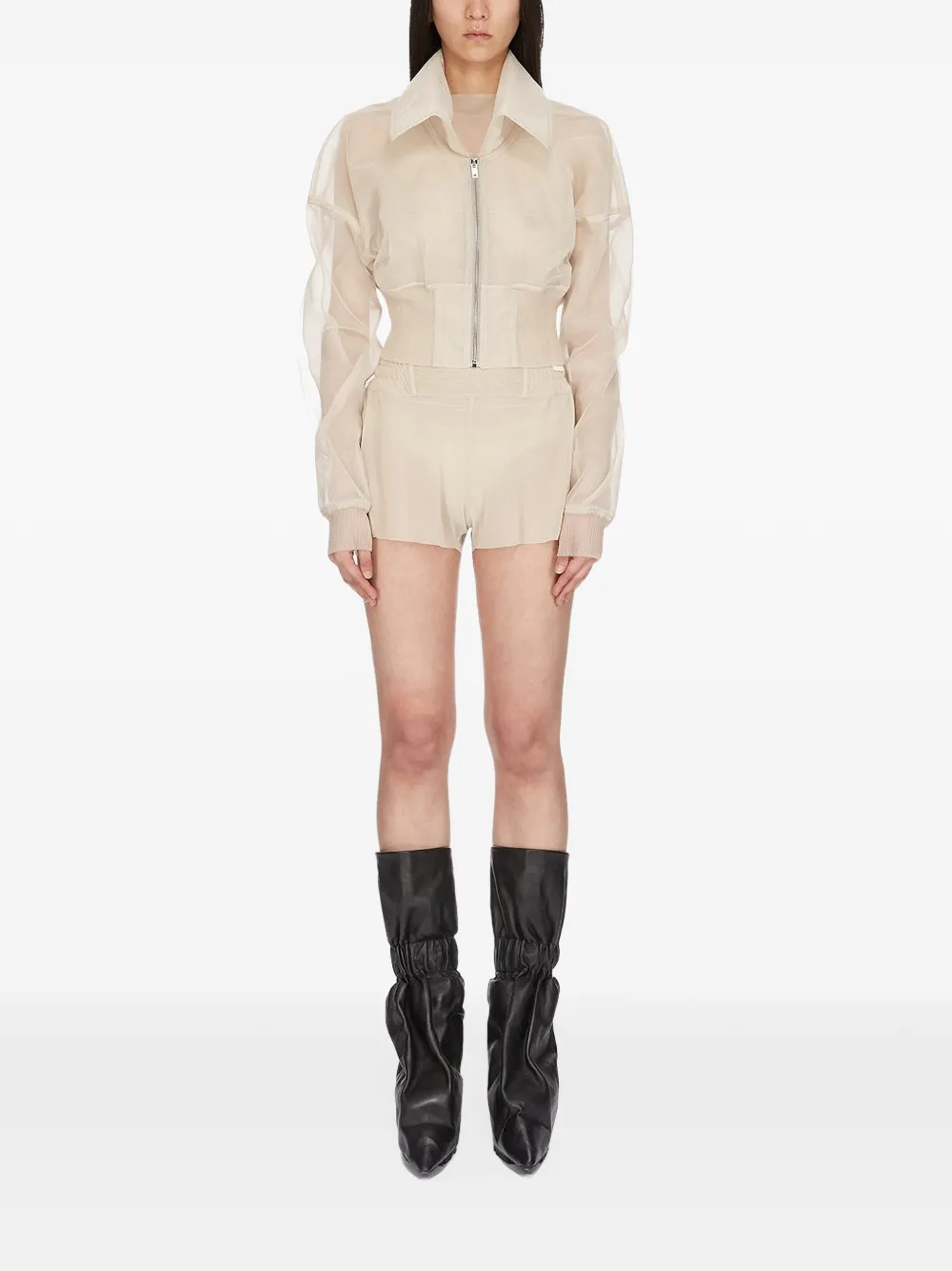 Rick Owens Dracucollar jack Beige