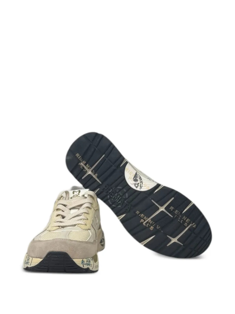 Premiata Mase panelled sneakers Beige