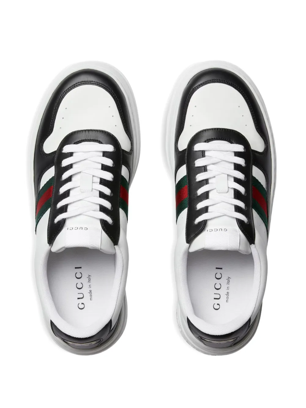 Gucci Chunky sneakers met Web-streep Wit