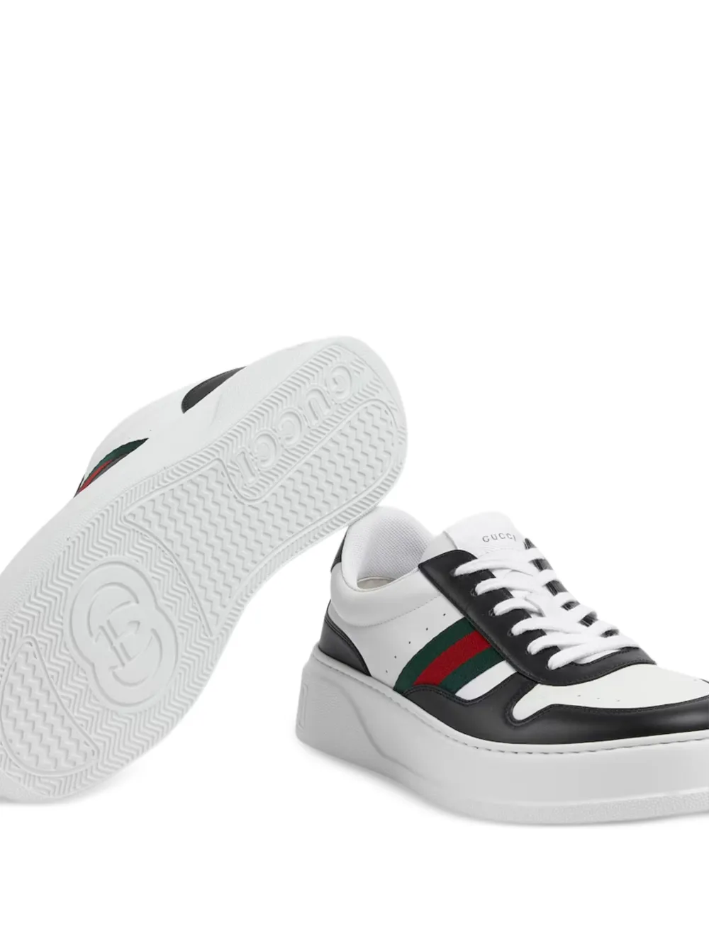 Gucci Chunky sneakers met Web-streep Wit