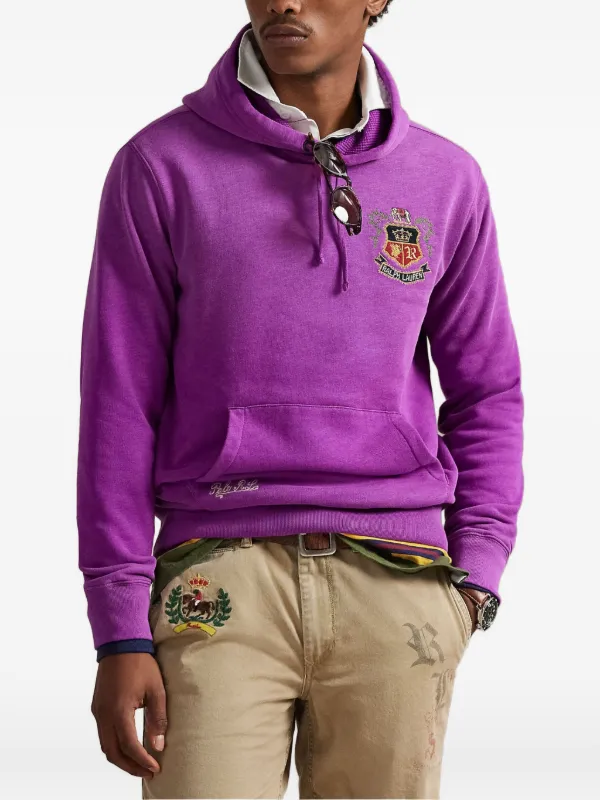 Polo Ralph Lauren エンブロイダリーパーカー | パープル | FARFETCH JP