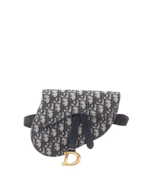Christian Dior Pre-Owned cangurera Saddle Oblique de lona 2019