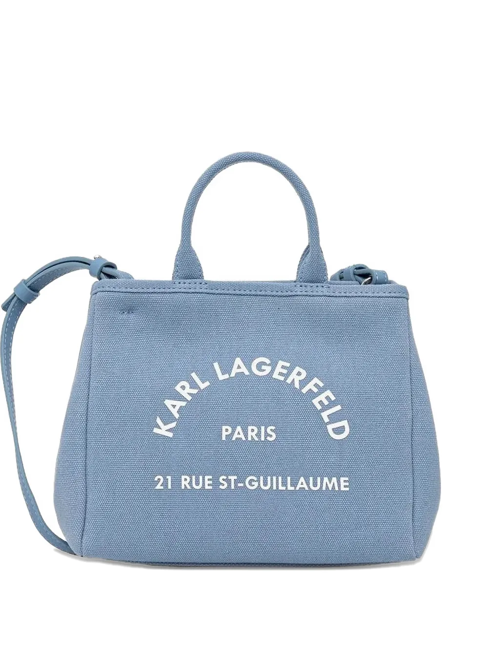 Karl Lagerfeld logo-print tote bag - Blu