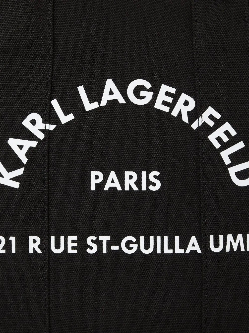 Karl Lagerfeld Medium Rue St-Guillaume shopper Zwart