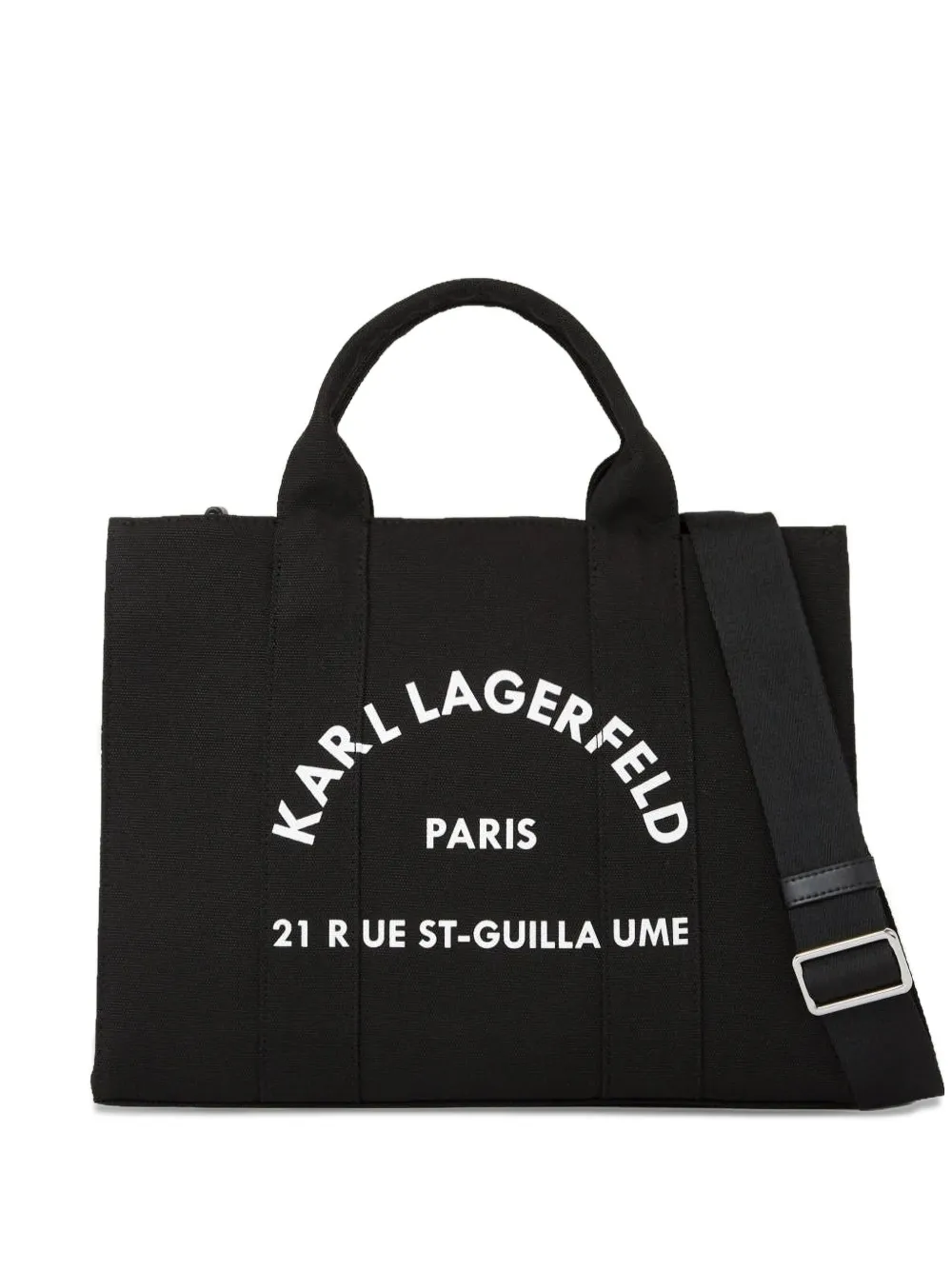 Karl Lagerfeld medium Rue St-Guillaume tote bag - Nero