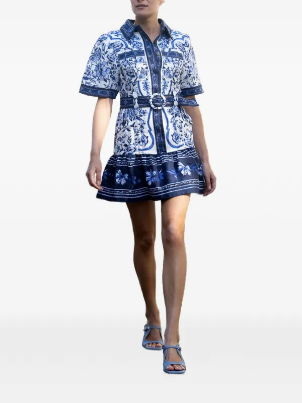 farm rio drop waist dress Farm Rio x Anthropologie Drop-Waist Printed Midi Dress