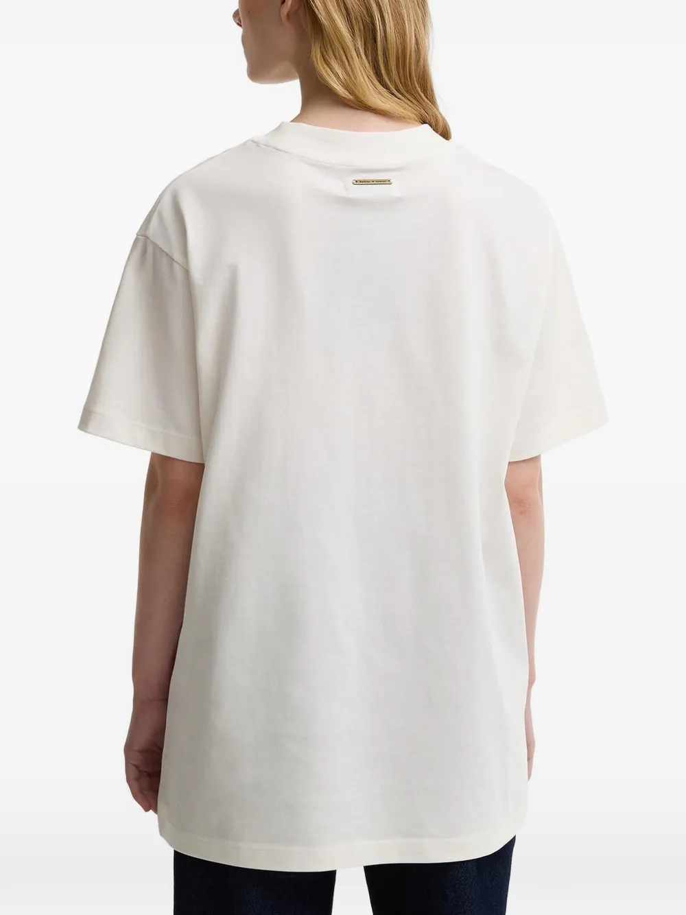 Barbour Farm Rio T-shirt met bloemenprint Wit