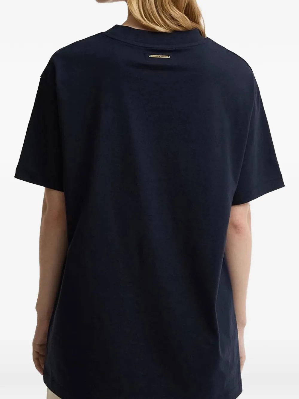 Barbour x Farm Rio T-shirt met bloemenprint Blauw