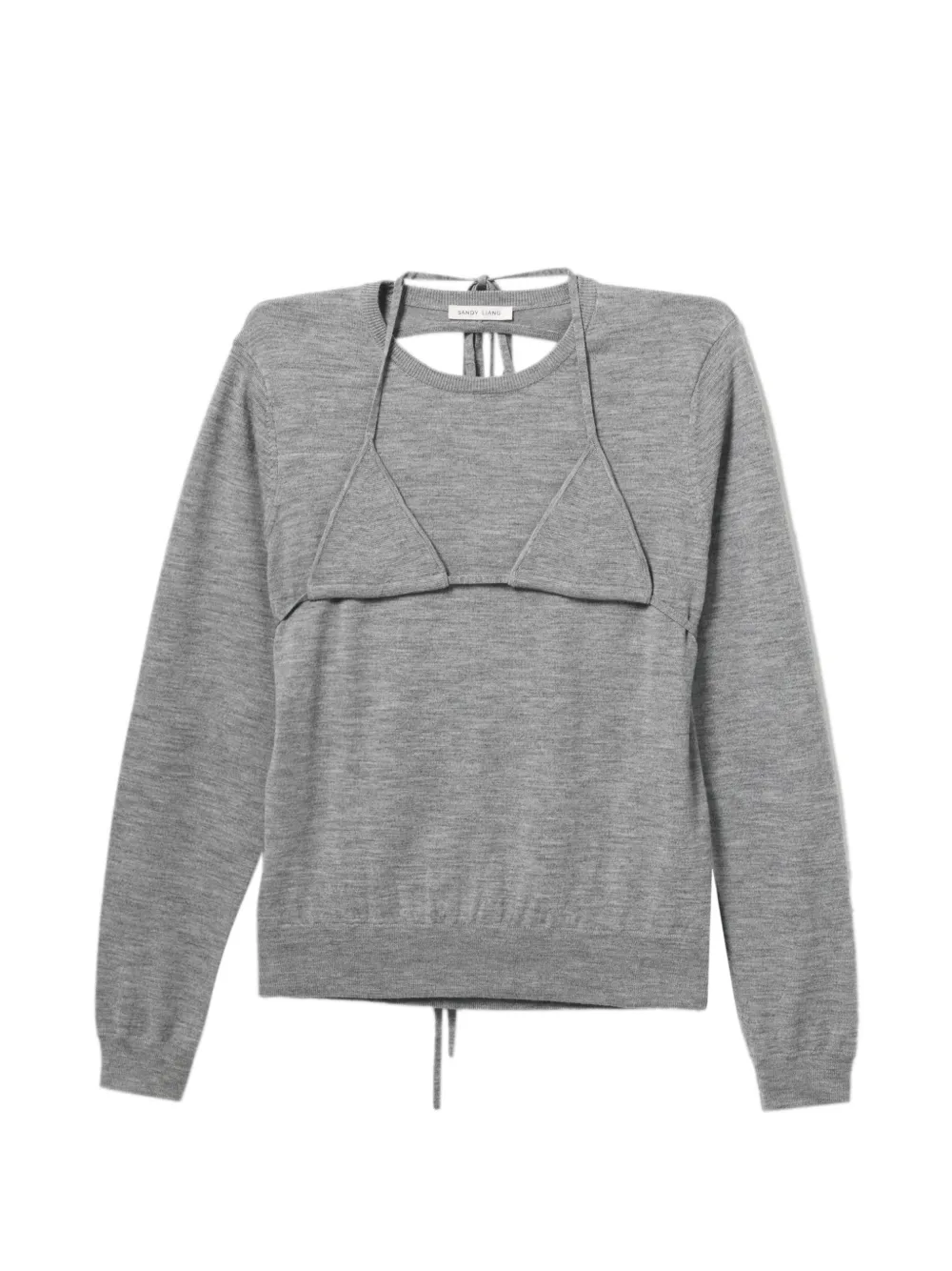 Sandy Liang haut maisy - Gris Sandy Liang haut maisy - Gris
