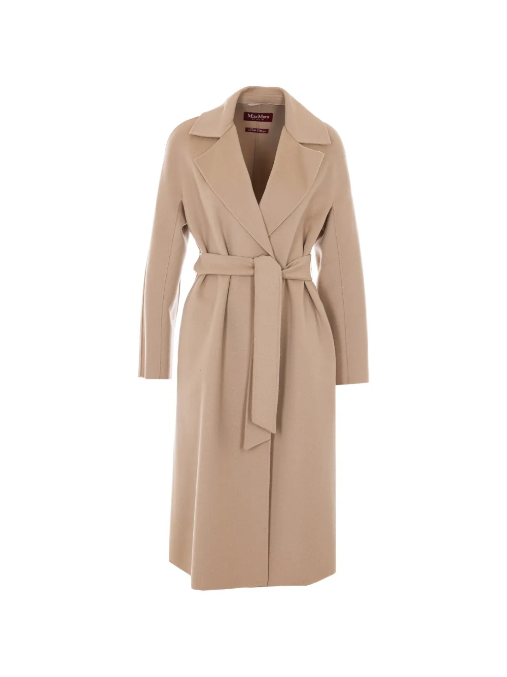 Max Mara belted notched-lapel coat - Toni neutri