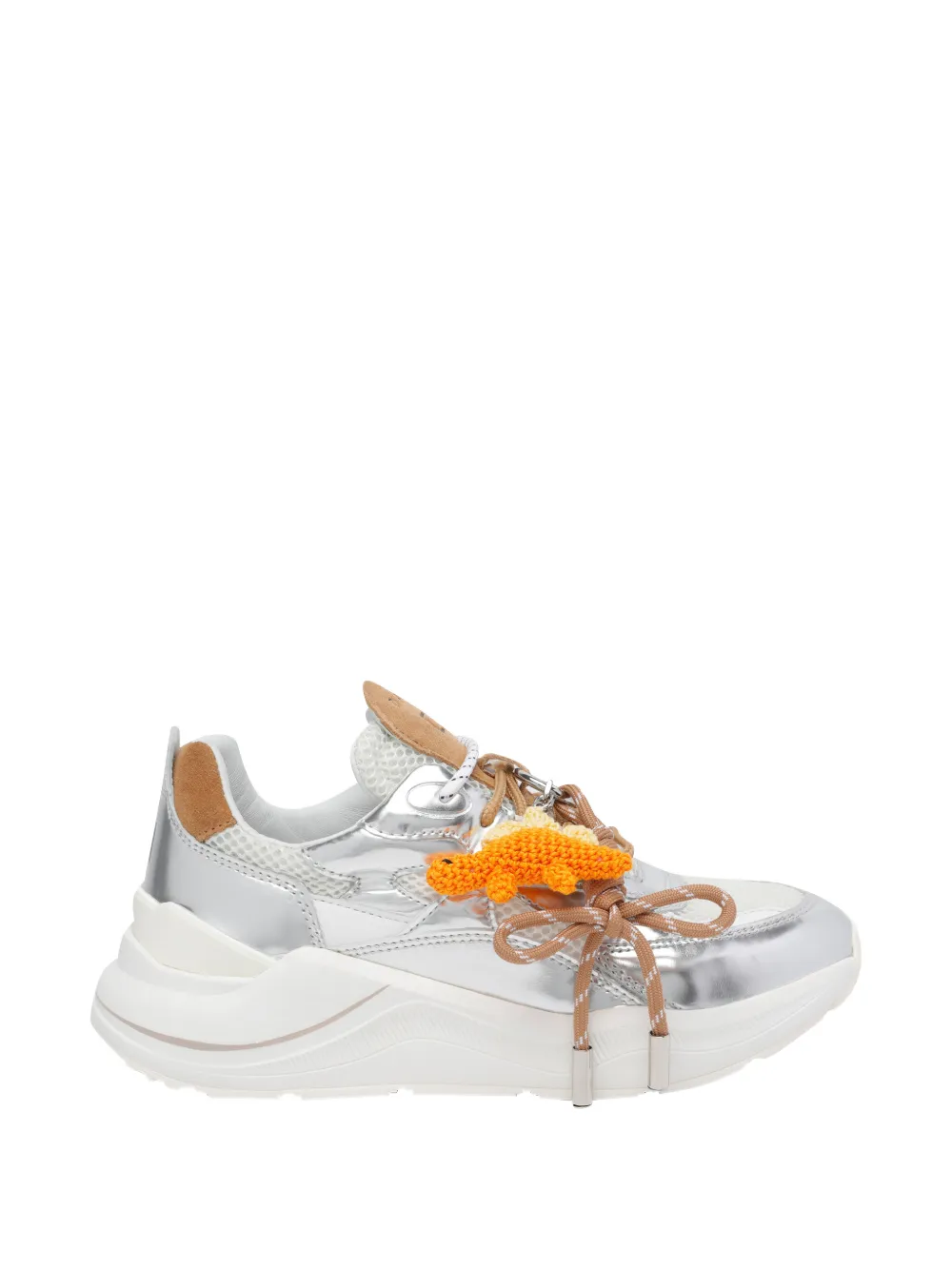 D.A.T.E. Fuga mirror sneakers - Argento