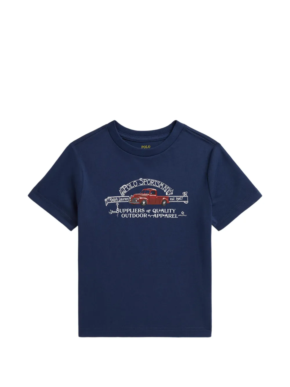 POLO RALPH LAUREN KIDS T-shirt con grafica - Blu