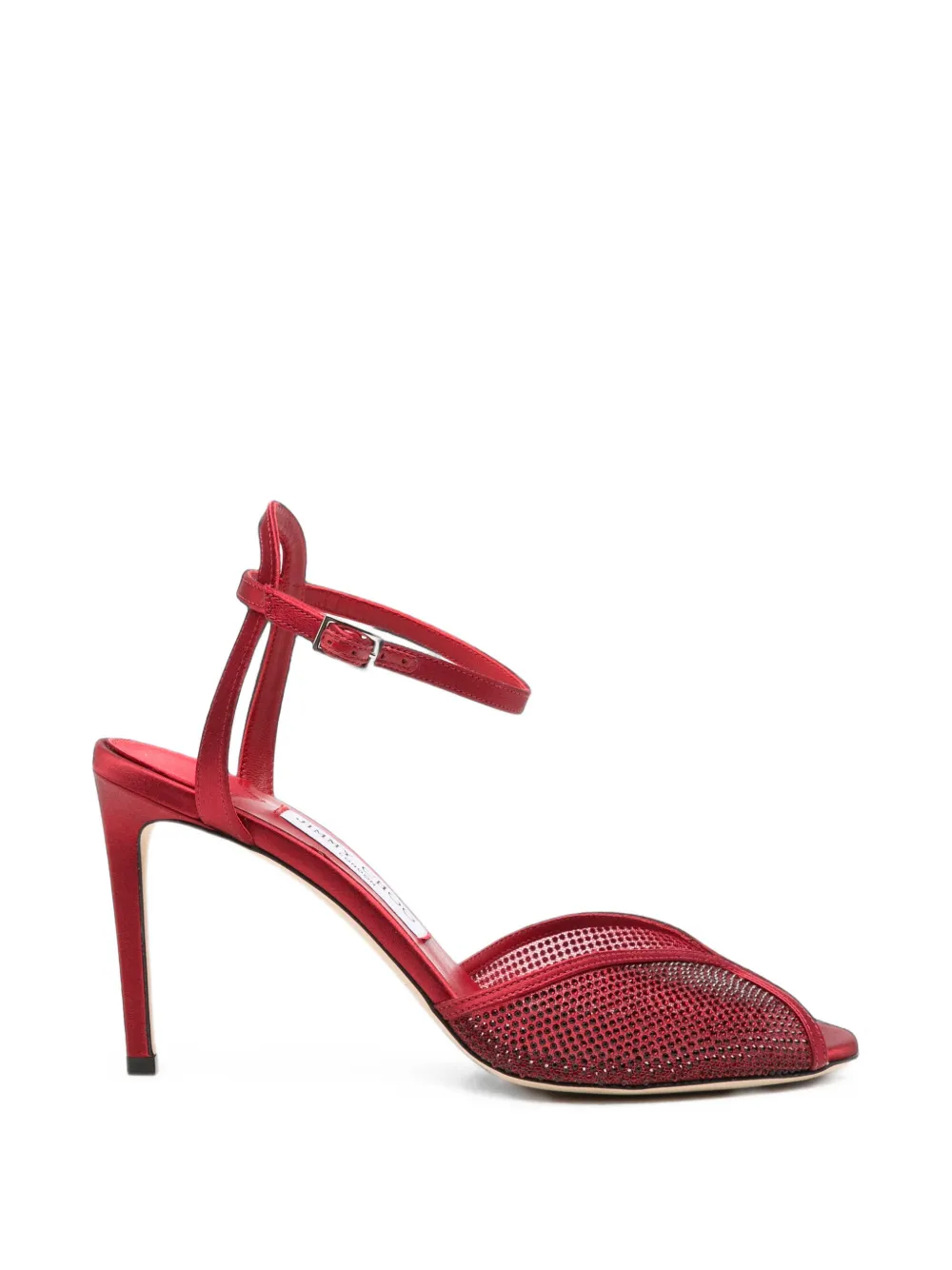 Jimmy Choo Sacora crystal-embellished mesh sandals
