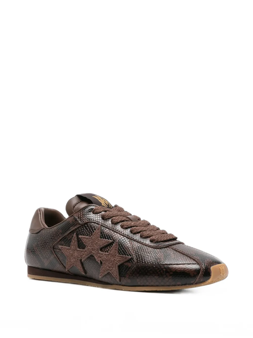 AMIRI python-effect star-patch sneakers Bruin