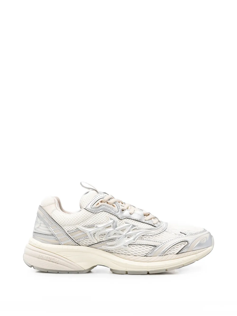 AMIRI M-Tech metallic leather sneakers - Weiß